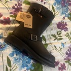 Harley Davidson's Women's Boots Size 7.5 Zip Up/Buckle Decor Steel Toe Perfect!