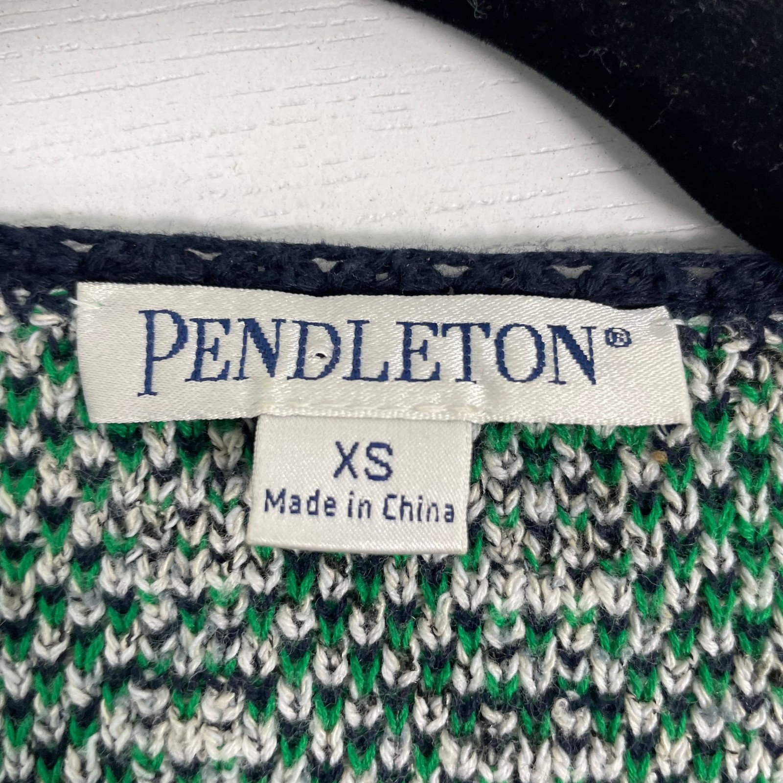 Pendleton Chevron Zigzag Knit Button-Front Cardig… - image 3