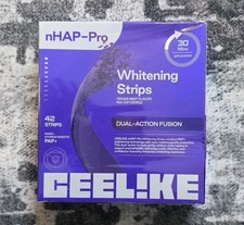 CEELIKE nHAP Pro Whitening Strips Cedar Mint Flavor Dual Action Fusion 42 Strips
