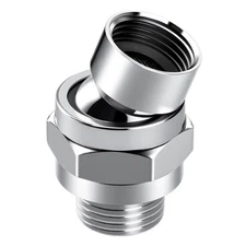 Shower Connector Ball Joint Shower Head Swivel Ball Adapter Brass Adjustable