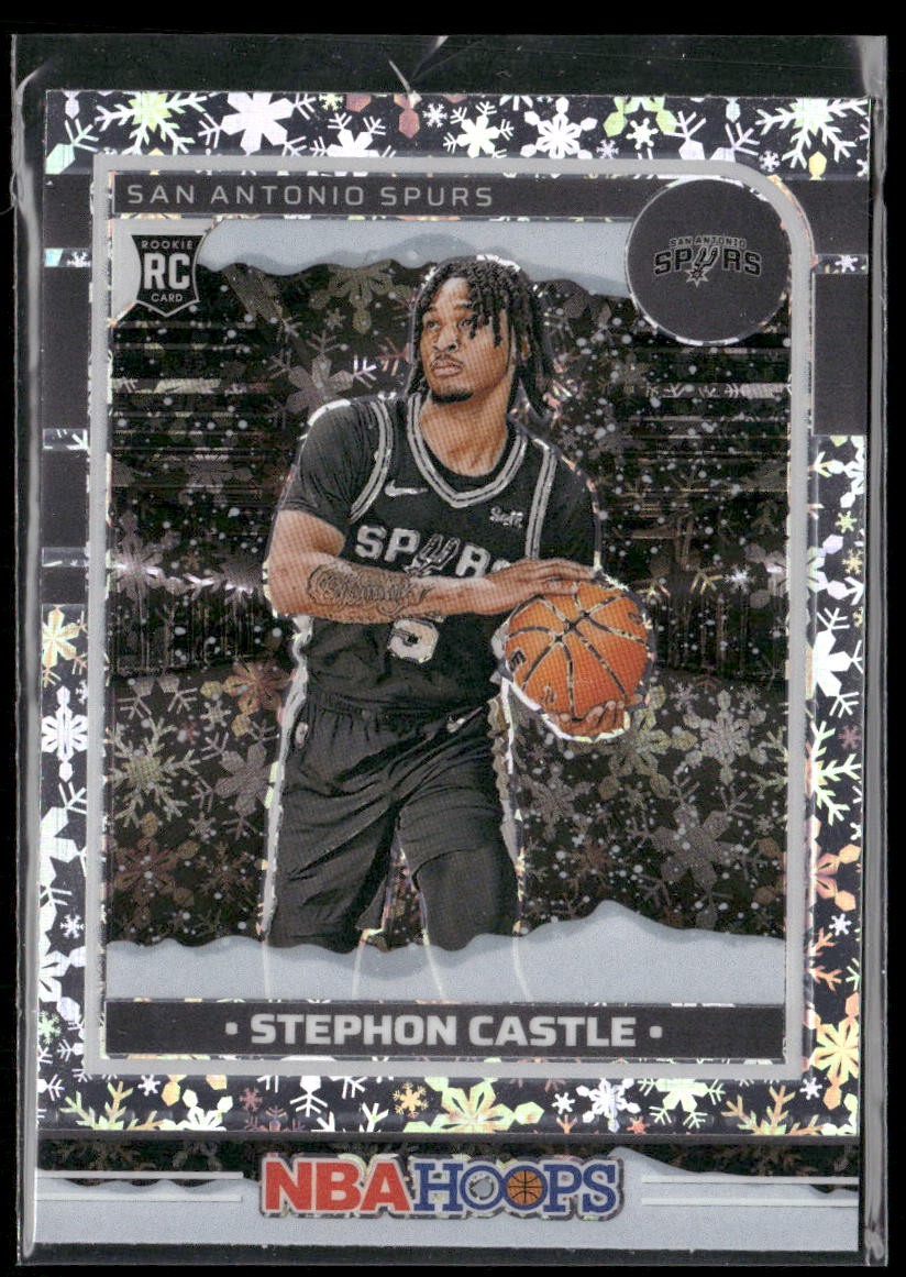 2024-25 Hoops Winter #234 Stephon Castle Prizms Premium