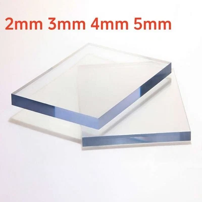 Glasplatte 2mm 3mm 4mm 5mm Zuschnitt Polycarbonat Platte Scheibe klar UV-Schutz - Bild 1 von 3