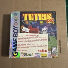 Tetris DX (Nintendo Game Boy Color, 1998) BRAND NEW FACTORY SEALED HOLOFOIL
