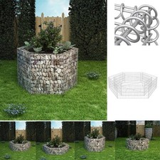 vidaXL Gabione Pflanzkorb Sechseckig Blumenkasten Steinkorb mehrere Auswahl