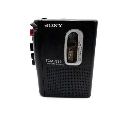 VTG 90s Sony TCM-323 Cassette SLOW PLAYBACK NEEDS BELT-FOR REPAIR
