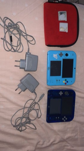 Pack Nintendo 2DS – Crystal Blue + Pokémon Edition + juegos