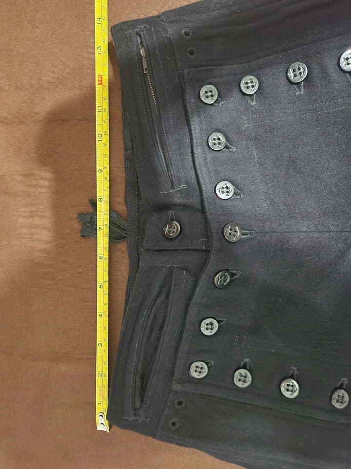 复古 U.S.N 蓝色连衣裙 — 第 2/4 张图片