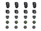 20 PCS Silver Chrome G1/4" Plug Fittings for Computer Water Cooling System (B...
