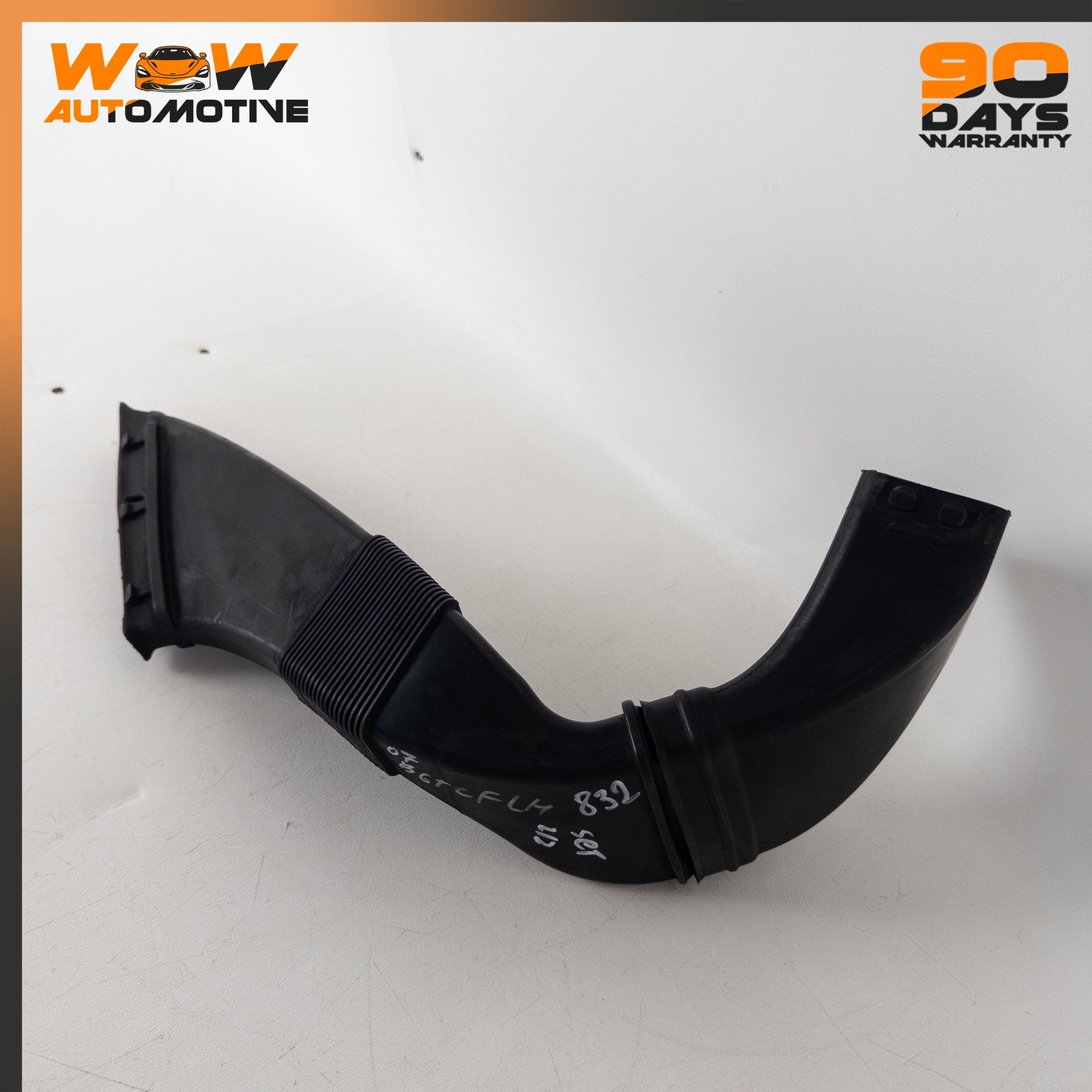 04-19 BENTLEY CONTINENTAL GTC FRONT RIGHT LEFT AIR INTAKE HOSE PIPE SET OEM