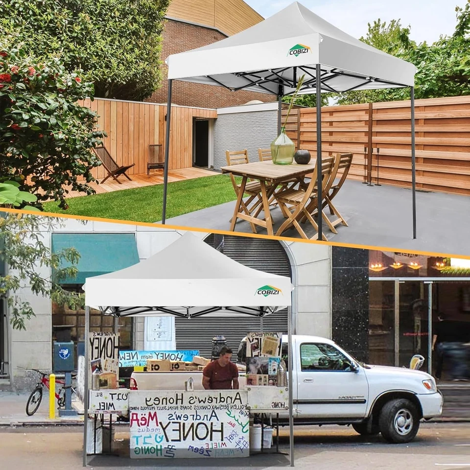 Faltpavillon 2x2m Wasserdicht Stabil Winterfest Höhenverstellbar mit Handtasche - Bild 2 von 4