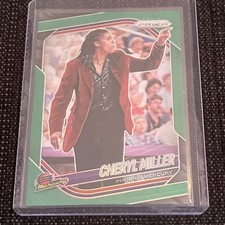 2025 Panini WNBA Prizm- Green Prizm #134 Cheryl Miller- Phoenix Mercury