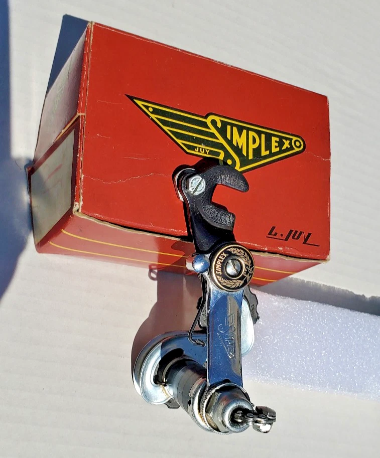 NOS Simplex Tour De France Rear Derailleur Bicycle Peugeot Raleigh 5 Spd Schwinn - Image 2 of 4