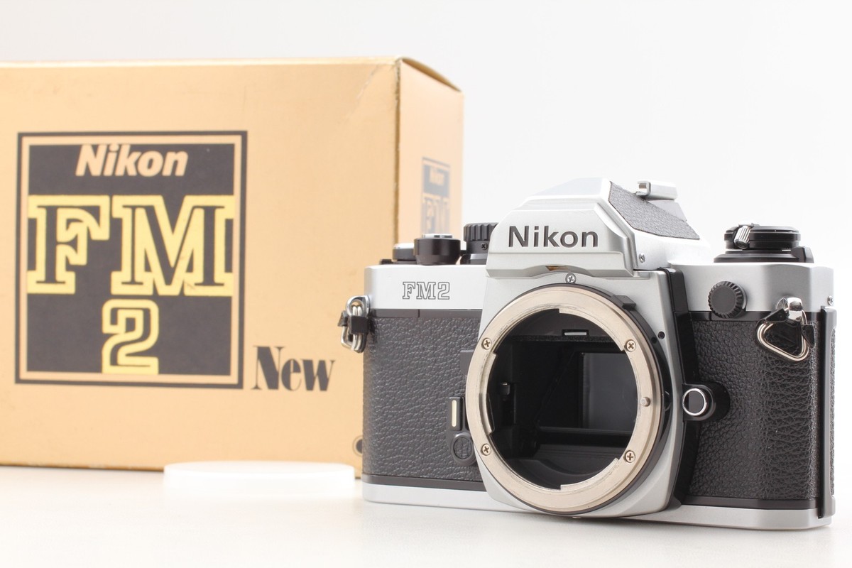 (*)様 NikonFM2 Nikon New FM2 FM2N Silver 35mm SLR Film Camera S/N 809xxxx Top
