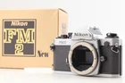 Nikon New FM2 FM2N Silver 35mm SLR Film Camera Body Top MINT in Box From Japan