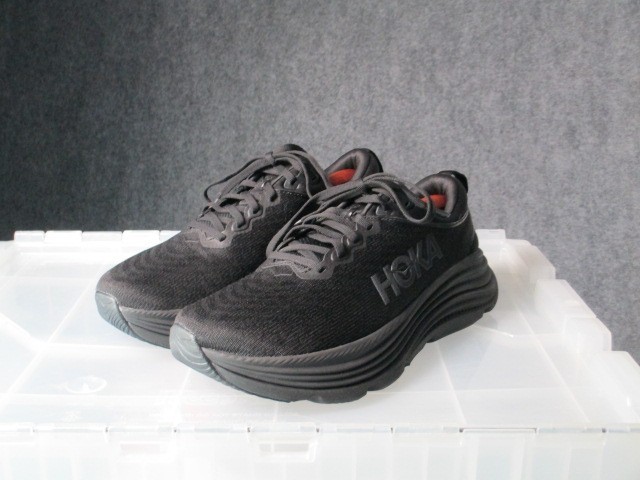 Hoka One One Gaviota 5 Running Shoes Womens Size 9D Wide Black Sneaker Excellent thumbnail 2