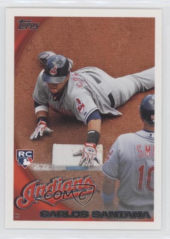 2010 Topps Update Carlos Santana #US-330 0w7