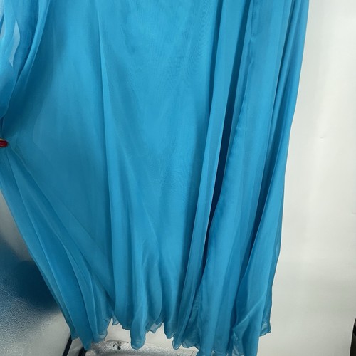 Sherri Hill Size 12 Embellished Maxi Dress Blue Prom HOCO FORMAL Strapless - Bild 3 von 10