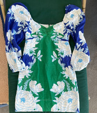  FARM RIO X ANTHROPOLOGIE LINEN BLEND PRINTED MINI DRESS- SIZE XS