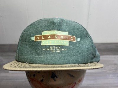 Vintage 90s Classic Car Show Snapback Hat GM Tech Center 100th Anniversary Cap