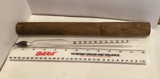 Antique R.H. FORSCHNER  12” Glass Hydrometer - Percent Scale For Salt 60° F BOX