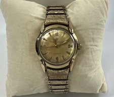 Vintage Girard Perregaux Wind Up Gyromatic Stretch Band Swiss Watch WORKS