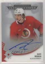 2020 Upper Deck Ultimate Collection Introductions Alec Regula #UI-58 Auto 0gn4