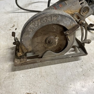 Skilsaw Professional Model Hd77M Mag  Worm Drive Circular Saw 7-1/4'' Working