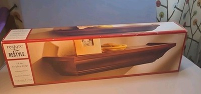 VINTAGE Restore & Restyle Display Ledge Shelf 18in x 5in x 3in