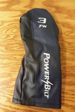 PowerBilt  golf #3 fairway wood headcover pro-shop demo - rare:  F   NEW OTHER