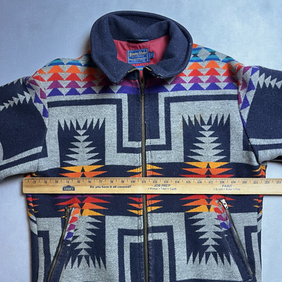 Vintage Pendleton Beaver State Aztec Chief Joseph Wool Pattern