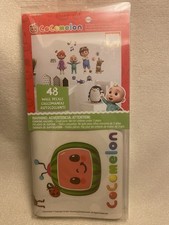 Cocomelon Peel and Stick Wall Decals JJ CC Cody tomtom yoyo bingo 48 stickers