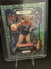 2023-2024 Prizm Monopoly WNBA Celeste Taylor Green Millionaire Shimmer /20 💰SSP