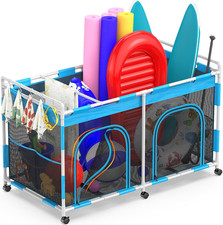 Pool Float Storage Organizer - 288 Gallon Xxx-Extra Large Capacity Pool Toy Stor