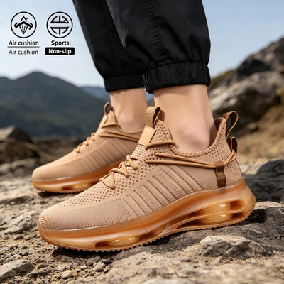 Men's Outdoor Sports Sneakers, Lightweight Running Tennis Gym Shoes