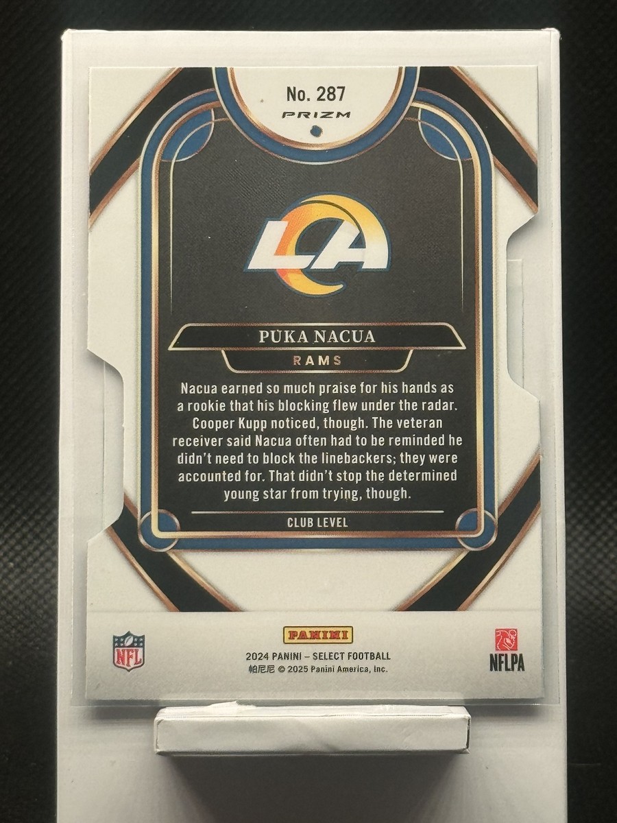 2024 Panini Select Football - Puka Nacua Club Level #287 Silver