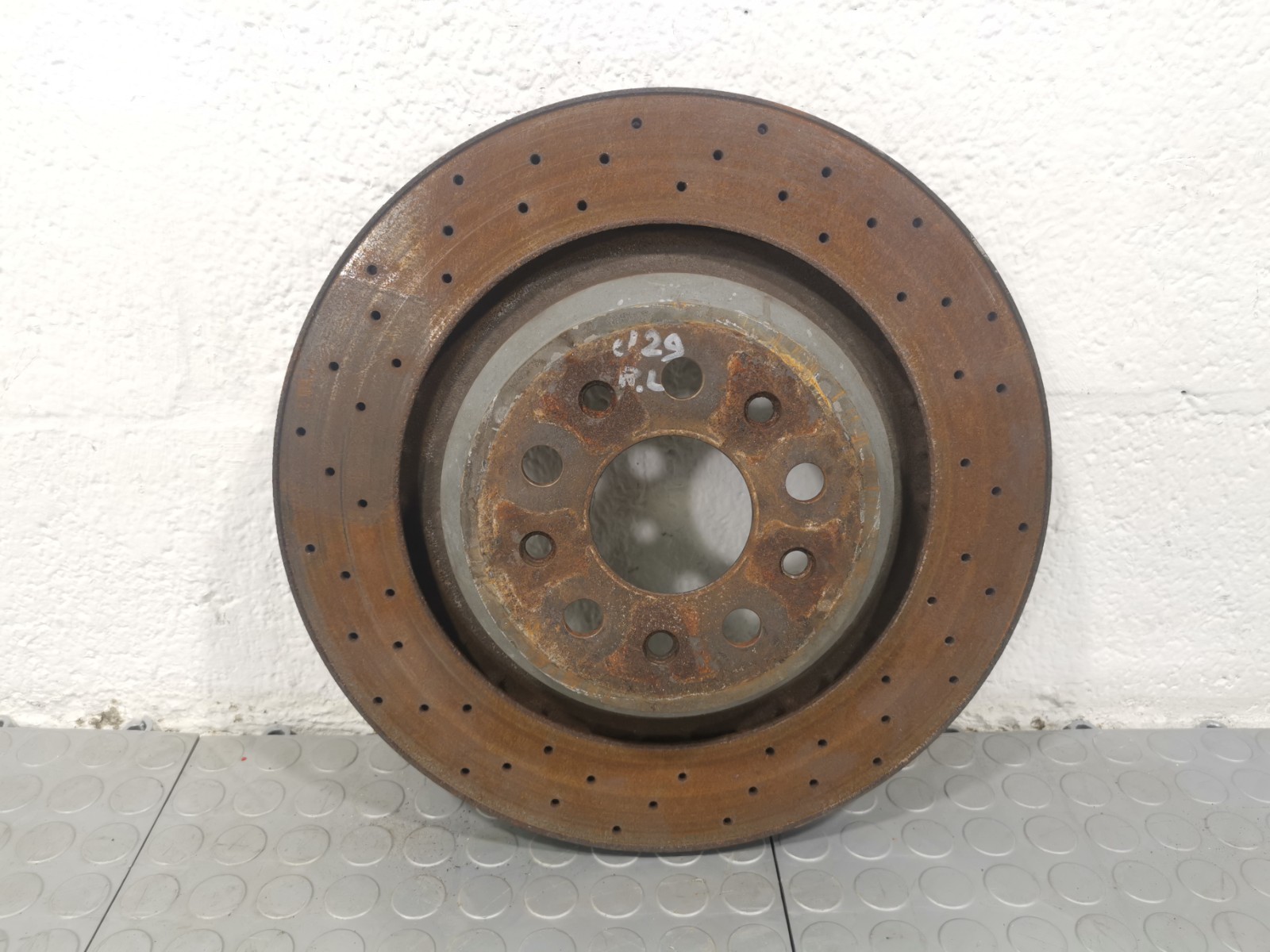 Maserati Ghibli S Q4 2015 3.0 Front Right Left Brake Drilled Disc Rotor Set Of 2