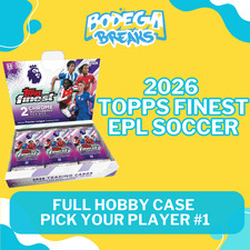 Cristhian Mosquera - 2026 Topps Finest EPL Soccer - 8 Box Hobby Case Break #1