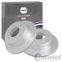 2X A.B.S. Bremsscheiben 315Mm Hinten Passend FüR Mitsubishi Pajero