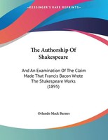 Orlando Mack Barnes | The Authorship Of Shakespeare | Taschenbuch | Englisch