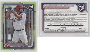 2024 Bowman Prospects Chartreuse Border /15 Yohandy Morales #BP-52