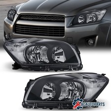 Pair Headlights For 2009-2012 Toyota Rav4 Headlamps Replacement Left And Right Pair Headlights For 2009-2012 Toyota Rav4 Headlamps Replacement Left And Right