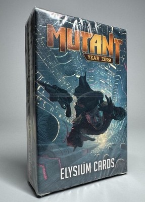Mutant Year Zero: Elysium Cards - Board Game Card Expansion (2019) - SEALED