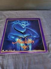 WALT DISNEY'S ALADDIN LASERDISC - 2 DISCS - LETTERBOX EDITION - PLAYS PERFECTLY