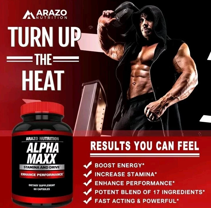 Arazo Nutrition Alphamaxx Suplemento de Salud Ginseng Muira Puama Tribulus 60.D2 Foto 4 de 4