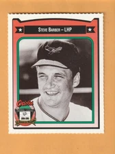 Steve Barber Baltimore Orioles 1991 Crown #20 Silver Spring Maryland 2F