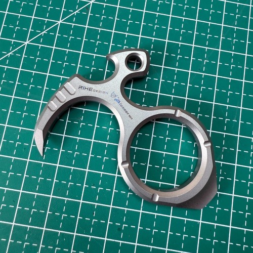 YJGDCN RIHE Design Pioneer Titanium Mulit EDC kosa narzędzie-EDC71-piasek -DIY - Zdjęcie 2 z 6
