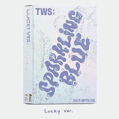 TWS [SPARKLING BLUE] 1st Mini Album LUCKY CD+Foto Buch+2 Sticker+2