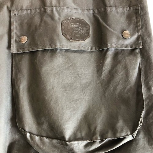 Vintage Burberry Men's Black Waxed Cotton Corduroy Collar Casual Jacket L - Picture 8 of 16