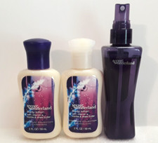 Bath Body Works Secret Wonderland Lotion Fragrance Mist Travel Size SET x3