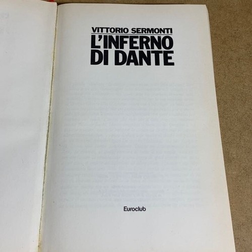 L'inferno di Dante. Vittorio Sermonti. Edizione Euroclub - Imagen 3 de 6